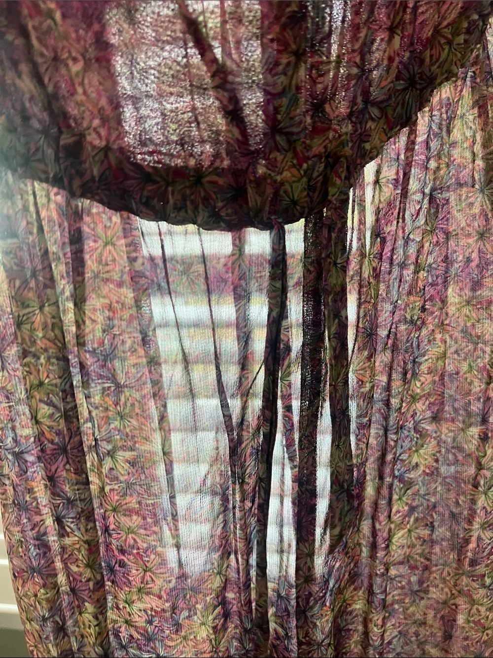 Tigerlily Purple Floral Jumpsuit with Mauve Lining - Picture 9 of 9
